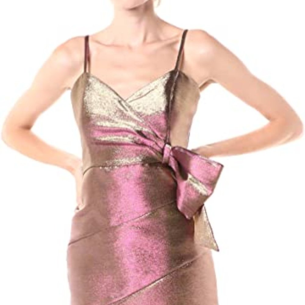 Parker Rita Metallic Mini Dress
